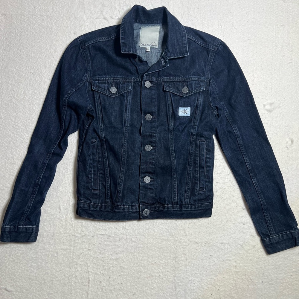 Women’s Calvin Klein Dark Navy Denim Jacket